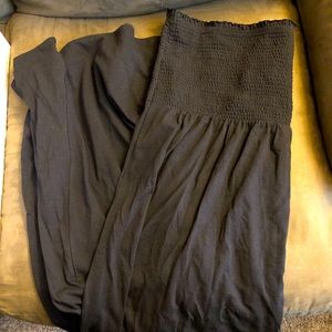 Old Navy black strapless maxi dress XL -NWT